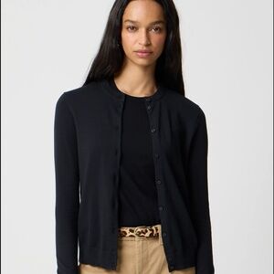 NWT $78 J. Crew Classic cotton cardigan sweater Size Small Long Sleeve